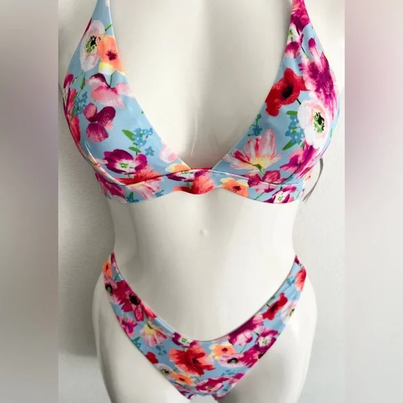 Victoria Secret Floral Bikini Set - Picture 5 of 9